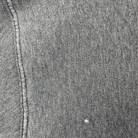 Vintage Old Navy Sweatshirt Mens XL Gray Spellout Heavy Well Worn 90s Y2K - Picture 8 of 16